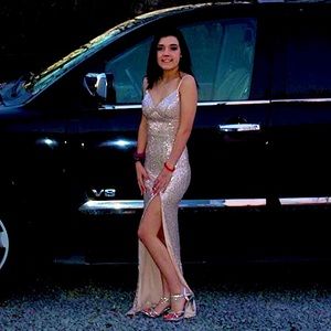 🎉HP🎉 Gold prom dress